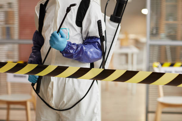Professional Sewage Cleanup technician working in Gaithersburg, MD